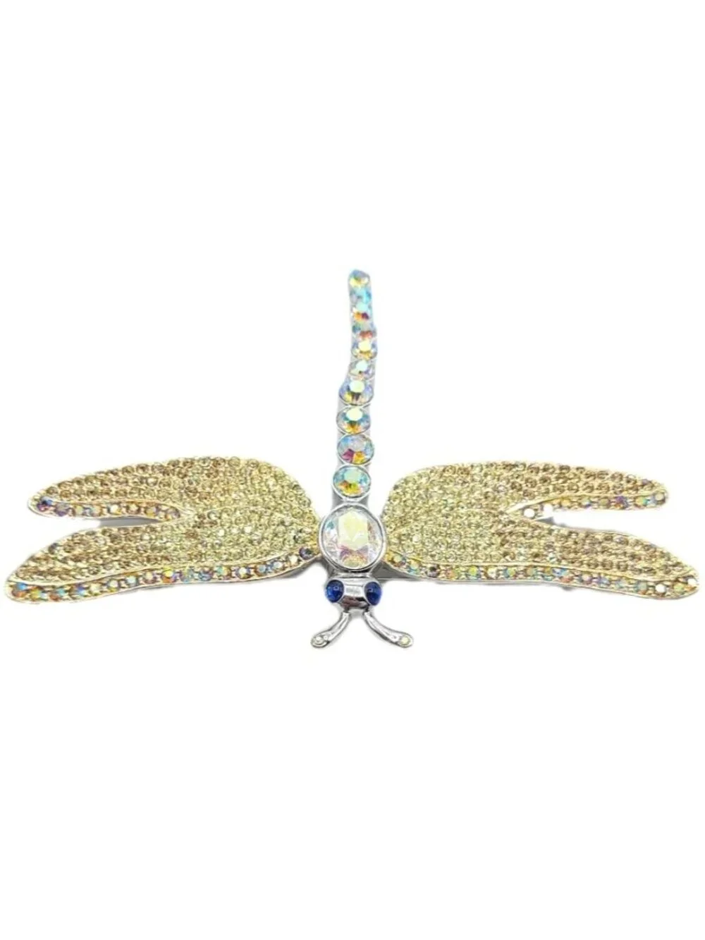 Carolee 1999 Limited Edition Pave Rhinestone Dragonfly Brooch Signed